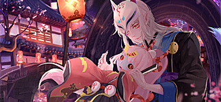 画师山n《阴阳师》同人插画作品