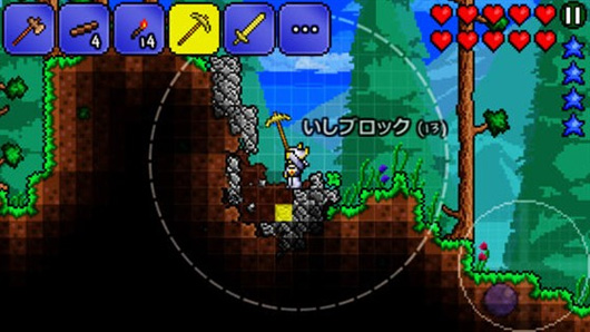 像素风格动作冒险游戏《terraria》上架