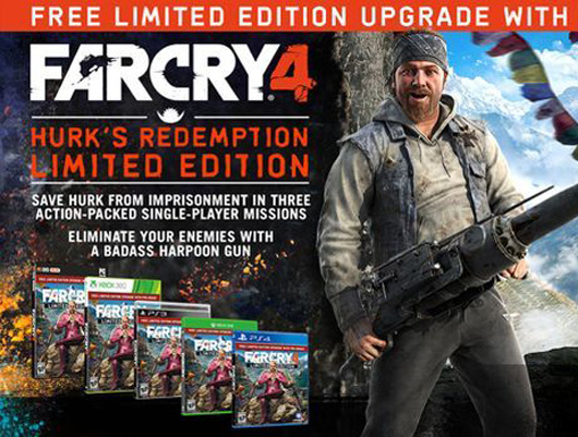 预定《孤岛惊魂4》将自动升级成限量版