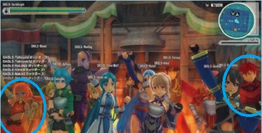 《刀剑神域 失落之歌》网络模式中可自建角色