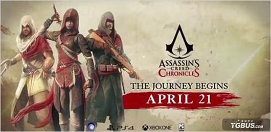 育碧公布2.5D新作《刺客信条编年史三部曲》