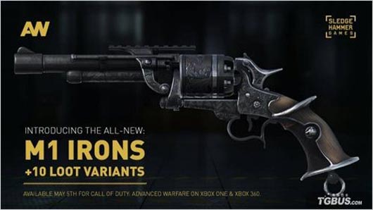 《使命召唤：高级战争》新武器 M1 Iron手枪