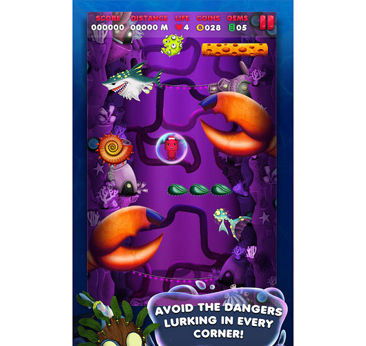 休闲游戏《漂浮男孩》深海大冒险